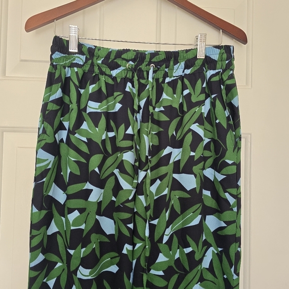 Walter Baker BlackGreen Left Printed Elasstic waist Pullover Straige Pants XL - Picture 3 of 13